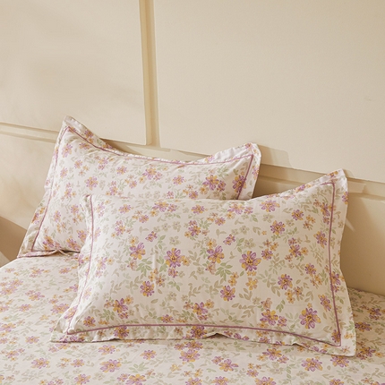 91家纺网 家纺一手货源 找家纺 （总）名优家纺 2024新款13374全棉印花系列单枕套