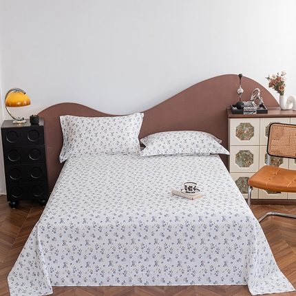 锦罗绣 2025新款A类全棉双层纱单床单 后花园