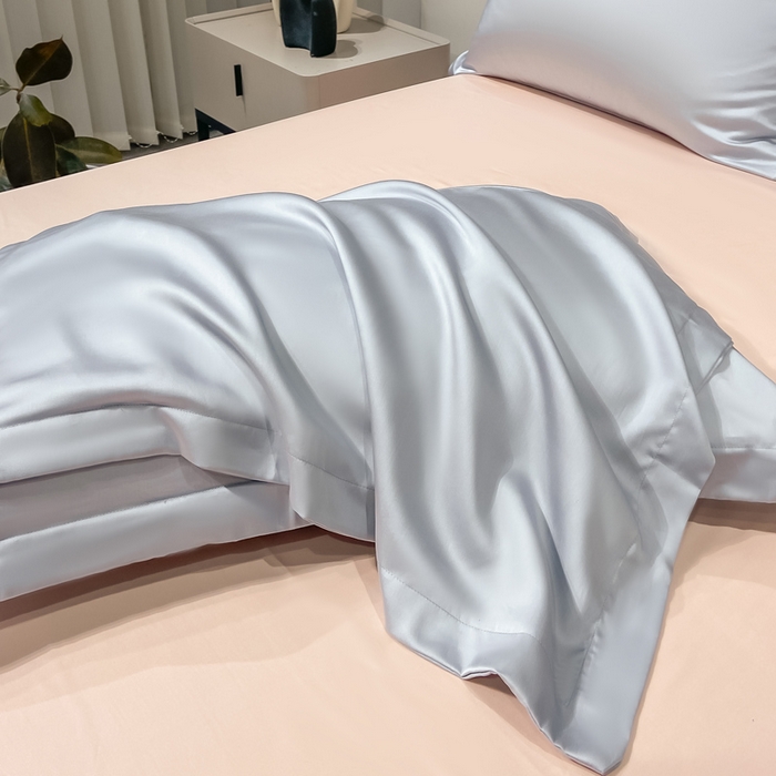 91家纺网 家纺一手货源 找家纺 涵宸2025新款天丝TM纯色-单枕套 单枕套-星辰兰