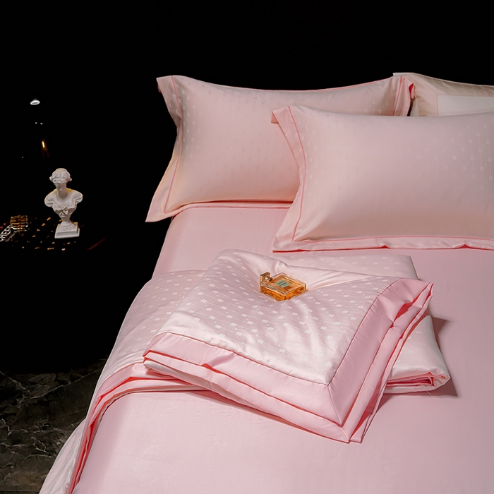 91家纺网 家纺一手货源 找家纺 （总）2025新款格利亚天丝提花夏被四件套