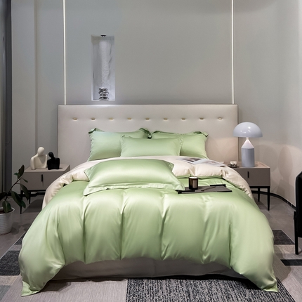 91家纺网 家纺一手货源 找家纺 （总）涵宸2025新款天丝TM纯色-单被套