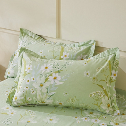 91家纺网 家纺一手货源 找家纺 （总）名优家纺 2024新款13374全棉印花系列单枕套