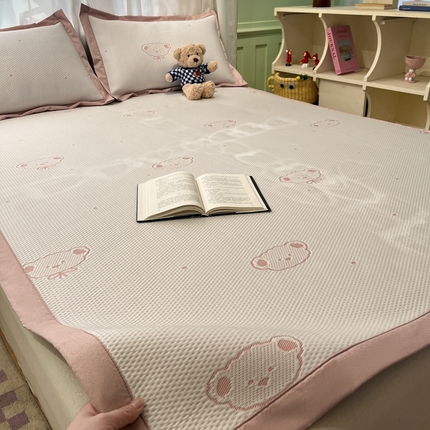 卡初家居（原微来） 2025夏季凉感提花席 小熊物语