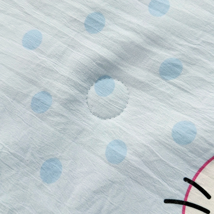 91家纺网 家纺一手货源 找家纺 鑫佰利 2025新款A类水洗棉印花纯棉花夏被子被芯 猫咪宝贝