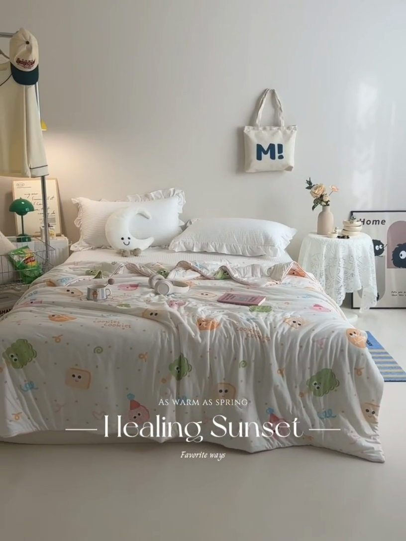 91家纺网 家纺一手货源 找家纺 维洋家纺 2025升级21%大豆新款A类牛奶丝针织夏被（四周踩棉）软糯凉感夏被空调被 夹心饼干