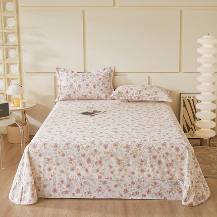 91家纺网 家纺一手货源 找家纺 （总）名优家纺 2024新款13374全棉印花系列单床单支持一件定制