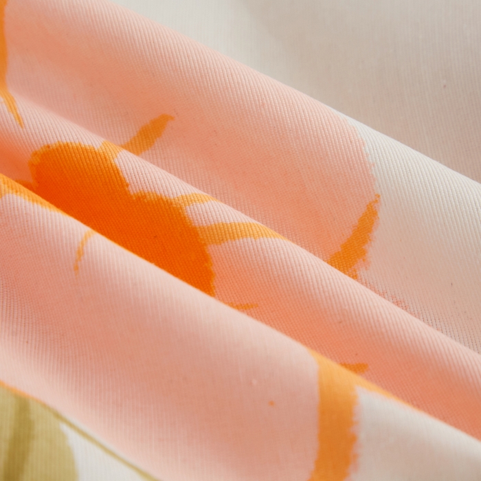 91家纺网 家纺一手货源 找家纺 首爱家纺 2025新款锦柔老粗布印花床笠 朝暮