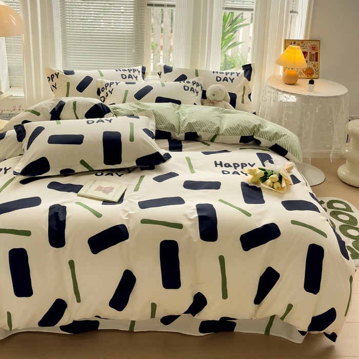 91家纺网 家纺一手货源 找家纺 金盛纺 2025新款13372全棉系列四件套 玛卡巴卡