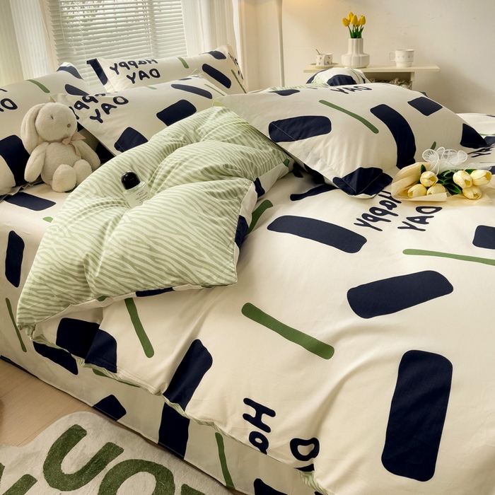 91家纺网 家纺一手货源 找家纺 金盛纺 2025新款13372全棉系列四件套 玛卡巴卡