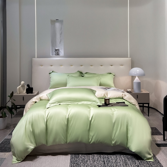 91家纺网 家纺一手货源 找家纺 （总）涵宸2025新款天丝TM纯色-四件套