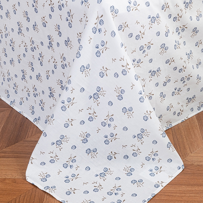 91家纺网 家纺一手货源 找家纺 锦罗绣 2025新款A类全棉双层纱单床单 后花园