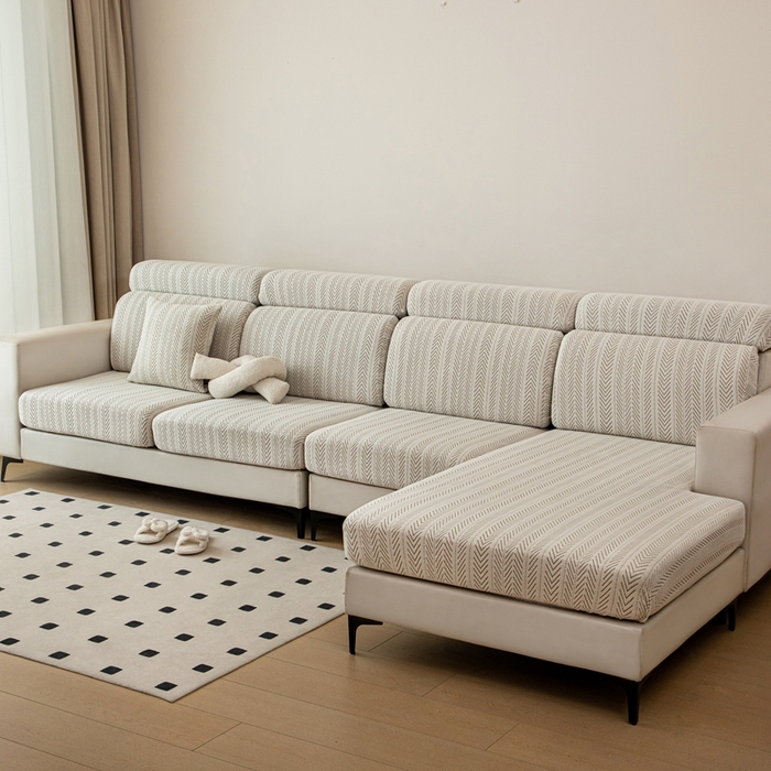 91家纺网 家纺一手货源 找家纺 沐沐 2026新款阳离子沙发笠沐熙浅灰