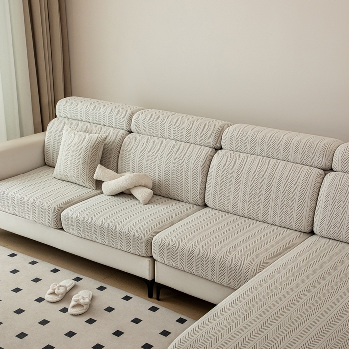 91家纺网 家纺一手货源 找家纺 沐沐 2026新款阳离子沙发笠沐熙浅灰