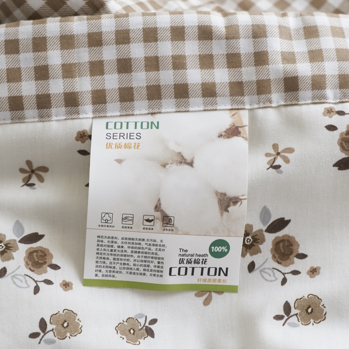 91家纺网 家纺一手货源 找家纺 维洋家纺 2025新款里外全棉印花棉花夏凉被 花之梦