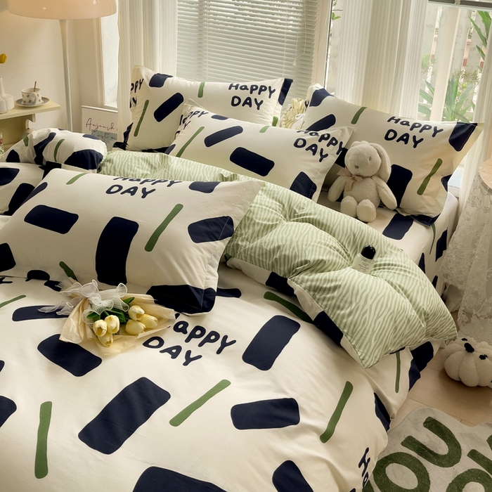 91家纺网 家纺一手货源 找家纺 金盛纺 2025新款13372全棉系列四件套 玛卡巴卡