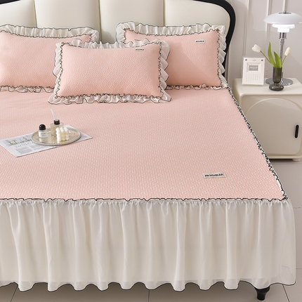 （总）小牛席业 2025新款浪漫花语冷感豆席床裙系列凉席藤席冰藤席冰丝席竹席草席空调席乳胶席豆豆席