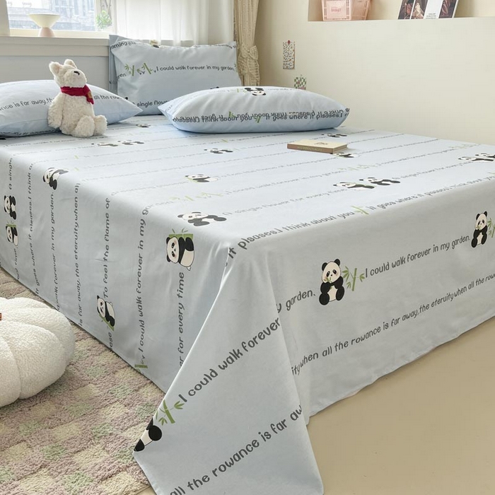 91家纺网 家纺一手货源 找家纺 新印象2025新款直角纯棉老粗布套件 床单款老粗布 -盼达