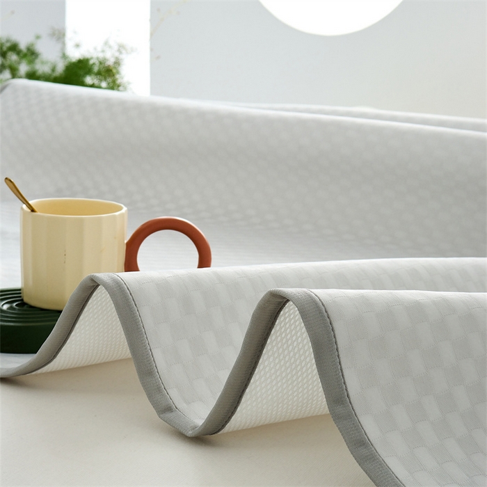 91家纺网 家纺一手货源 找家纺 （总）凌云家纺 2025年爆款新品100%锦纶冰丝凉感三明治凉席