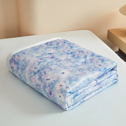 91家纺网 家纺一手货源 找家纺 （总）兴邦家纺 2026新款花香凉感印花夏被夏凉被