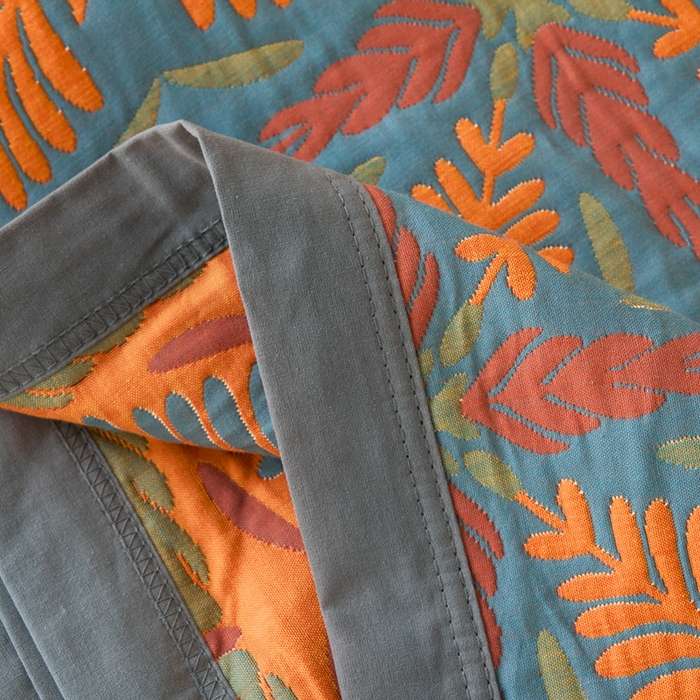 91家纺网 家纺一手货源 找家纺 棠薇家纺 2025新款60S长绒棉纯棉纱布毛巾被 典雅之风