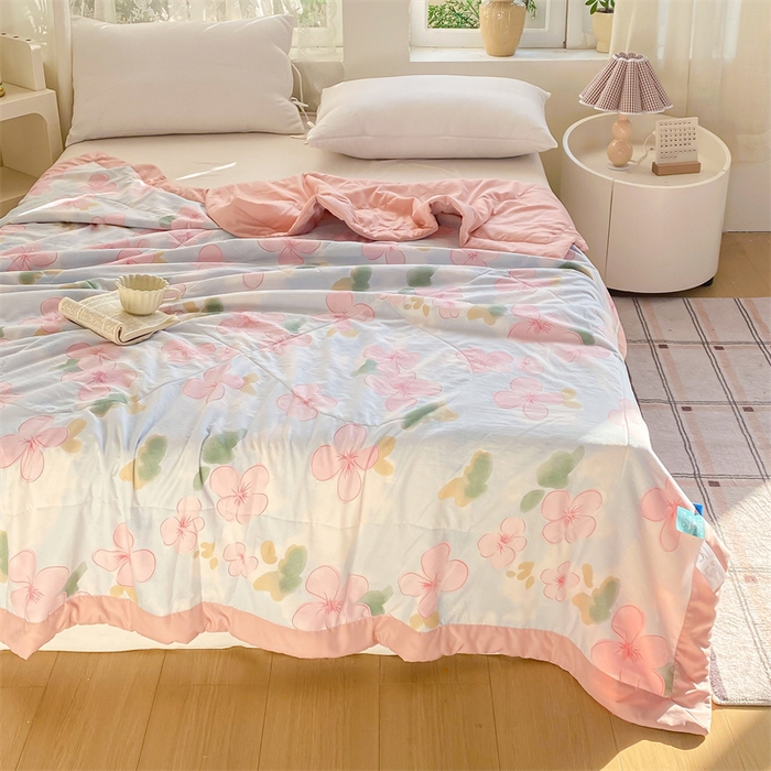 91家纺网 家纺一手货源 找家纺 梵蒂莎 2025云朵棉棉花夏被花岛