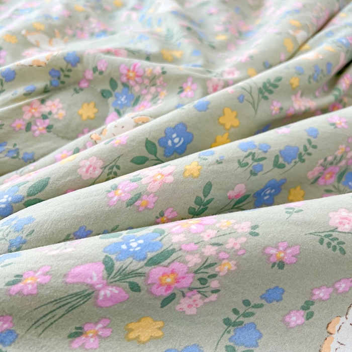 91家纺网 家纺一手货源 找家纺 爱屋及屋2025新款棉花夏被 春意