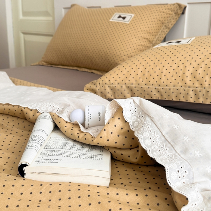 91家纺网 家纺一手货源 找家纺 帕拉美拉 2025新款全棉双层纱玉米聚乳酸夏被春秋被冬被玉米被 三件套四件套 波尔圆舞（咖）