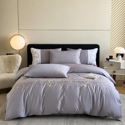 91家纺网 家纺一手货源 找家纺 （总）卡巴伦2025新款全棉刺绣四件套