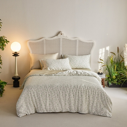 91家纺网 家纺一手货源 找家纺 （总）时年家纺 2025新款莱赛尔天丝印花系列四件套