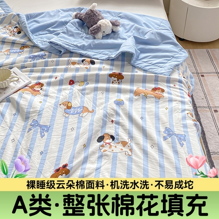 梵蒂莎 2025云朵棉棉花夏被面包腊肠