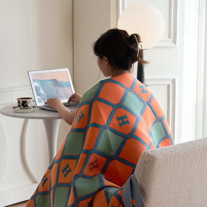 91家纺网 家纺一手货源 找家纺 棠薇家纺 2025新款60S长绒棉纯棉纱布毛巾被 轻奢【磨砂按摩手感】