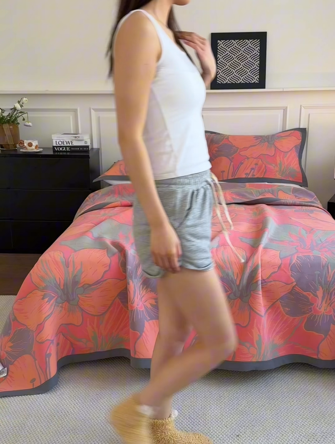 91家纺网 家纺一手货源 找家纺 棠薇家纺 2025新款60S长绒棉纯棉纱布毛巾被 罗莉莎