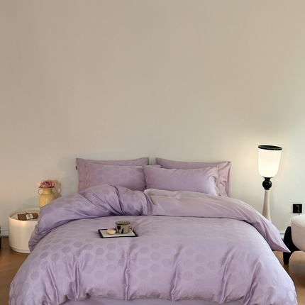 91家纺网 家纺一手货源 找家纺 （总）2025新款60s长绒棉提花四件套系列1