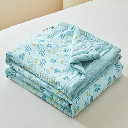 91家纺网 家纺一手货源 找家纺 爱屋及屋2025新款棉花夏被 落落繁花