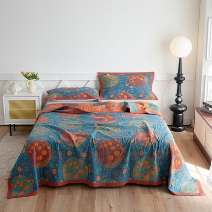 91家纺网 家纺一手货源 找家纺 （总）棠薇家纺 2025新款60S长绒棉纯棉纱布毛巾被