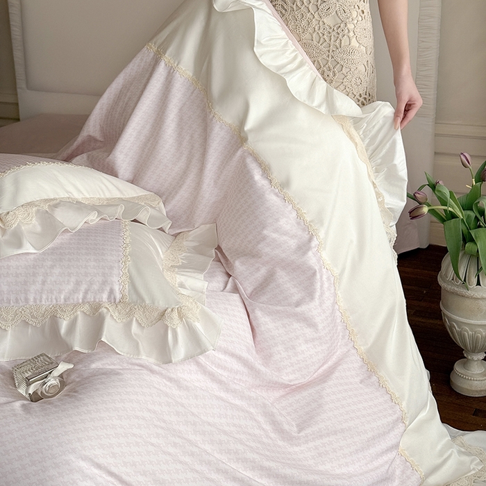 91家纺网 家纺一手货源 找家纺 （总）MIU缪家居 2025新款100支全棉四件套-索菲娅