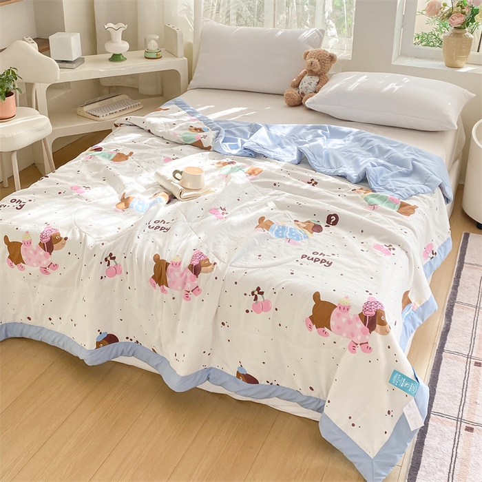 91家纺网 家纺一手货源 找家纺 梵蒂莎 2025云朵棉棉花夏被靠谱小狗