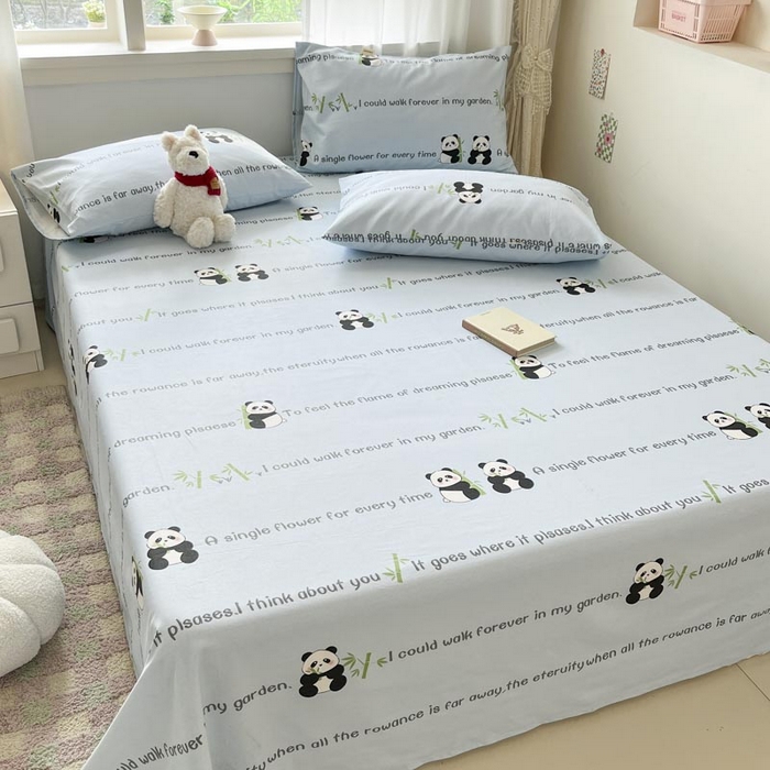 91家纺网 家纺一手货源 找家纺 新印象2025新款直角纯棉老粗布套件 床单款老粗布 -盼达