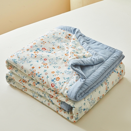 91家纺网 家纺一手货源 找家纺 爱屋及屋2025新款棉花夏被 西野暮色