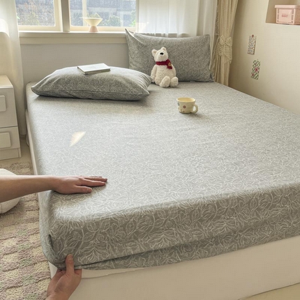 91家纺网 家纺一手货源 找家纺 （总）新印象2025新款直角纯棉老粗布套件床笠款