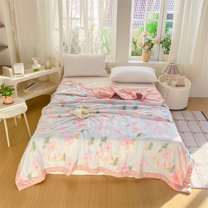 91家纺网 家纺一手货源 找家纺 梵蒂莎 2025云朵棉棉花夏被花岛