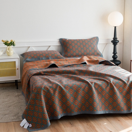 91家纺网 家纺一手货源 找家纺 （总）棠薇家纺 2025新款60S长绒棉纯棉纱布毛巾被