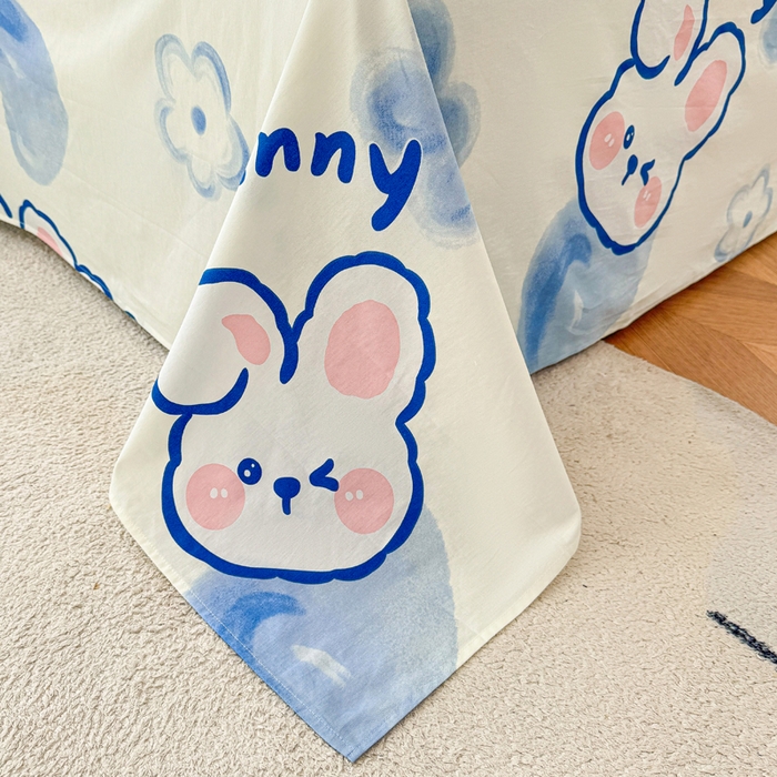 91家纺网 家纺一手货源 找家纺 天之爱 2025新款春夏全棉纯棉印花夏被夏凉被空调被被子被芯晴天小兔