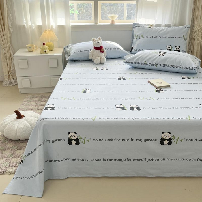 91家纺网 家纺一手货源 找家纺 新印象2025新款直角纯棉老粗布套件 床单款老粗布 -盼达