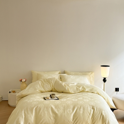 91家纺网 家纺一手货源 找家纺 （总）2025新款60s长绒棉提花四件套系列1