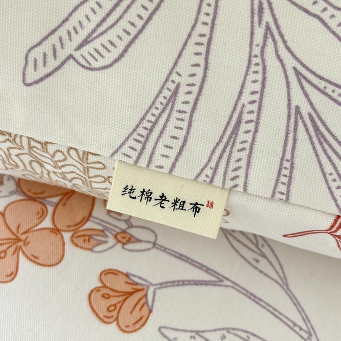 91家纺网 家纺一手货源 找家纺 新印象2025新款直角纯棉老粗布套件 床单款老粗布 -相思语