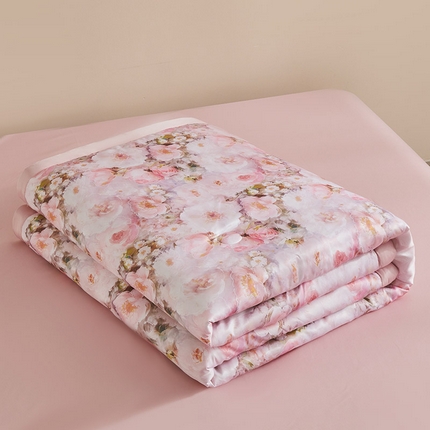 91家纺网 家纺一手货源 找家纺 （总）兴邦家纺 2026新款花香凉感印花夏被夏凉被