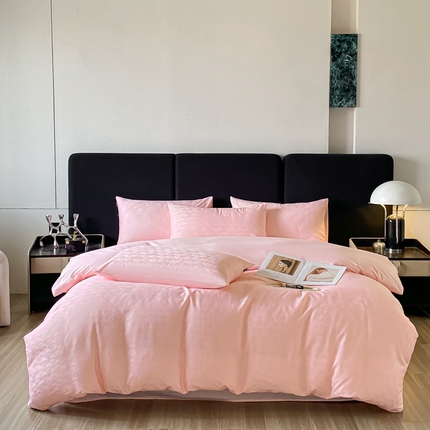 91家纺网 家纺一手货源 找家纺 （总）2025新款60s长绒棉提花四件套