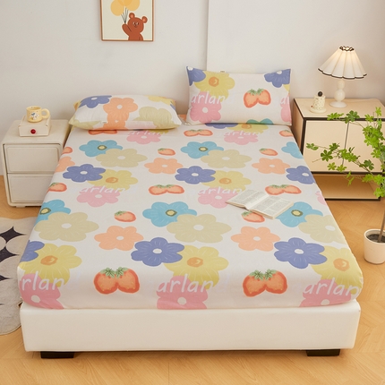 91家纺网 家纺一手货源 找家纺 （总）金泰莱 2025新款锦柔老粗布印花床笠