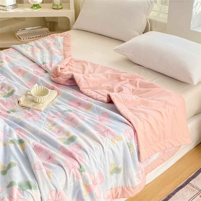 91家纺网 家纺一手货源 找家纺 梵蒂莎 2025云朵棉棉花夏被花岛